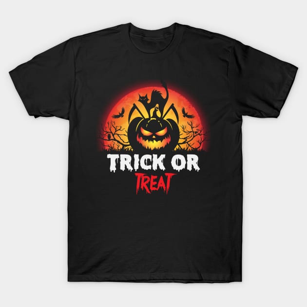 Trick or treat T-Shirt by binnacleenta